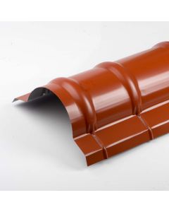 EcoTile Ridges PPAZ G28(0.32mm)2M Red