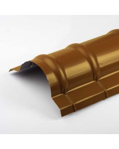 Wrinkle EcoTile Ridges PPAZ G28(0.32mm)X2M Harvest Gold