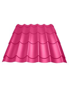 Wrinkle Ecotile PPAZ G28(0.32mm)X3M Tile red
